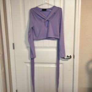 Cardi B Woman Pilates Work-out Top long sleeves